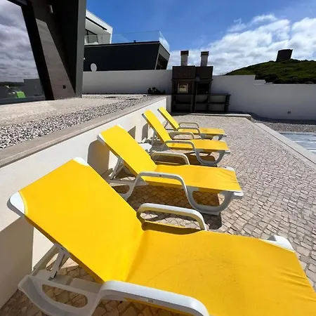 Willa Luxury With Heated Pool & Panoramic Ocean & Valley Views São Martinho do Porto